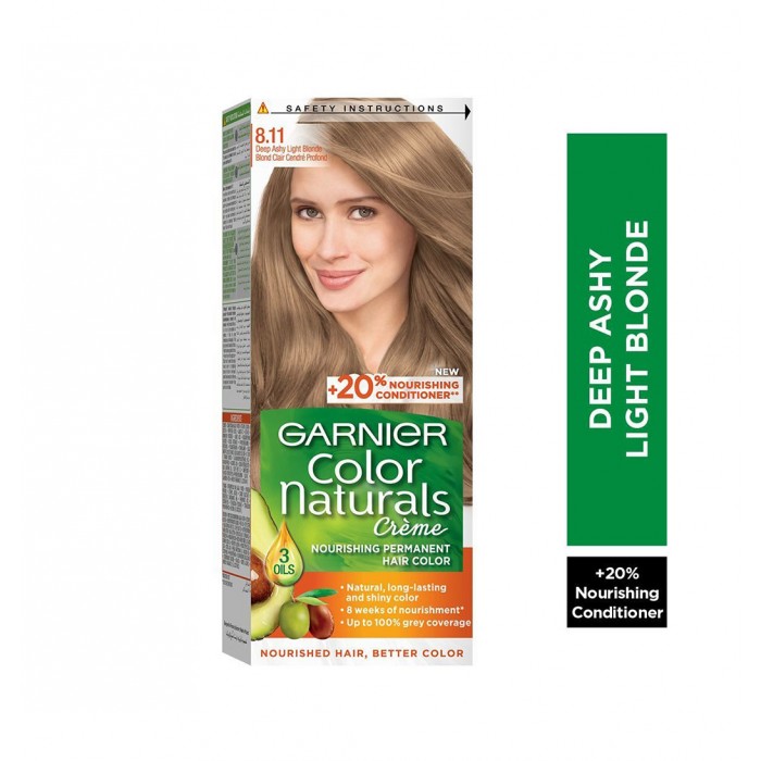 Garnier Color Natural Deep Ash Light Blond 8.11