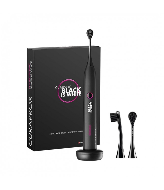 Curaprox Black Is White Hydrosonic Toothbrush 3 Modes