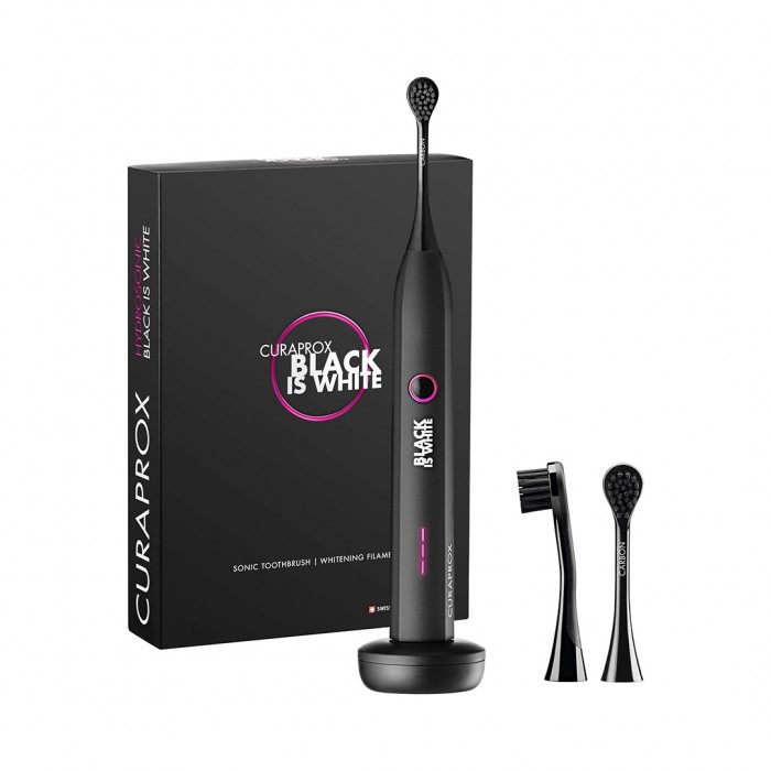 Curaprox Black Is White Hydrosonic Toothbrush 3 Modes