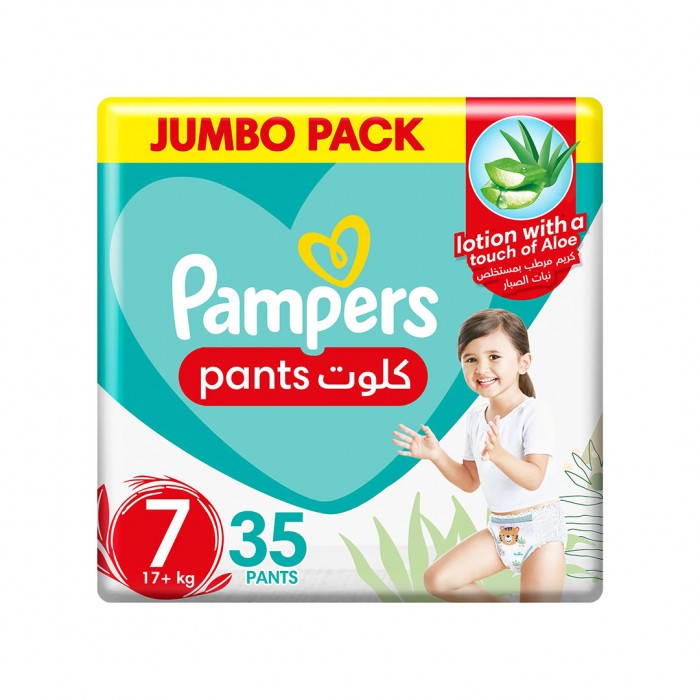 Pampers Pants Size (7) 35 Diapers