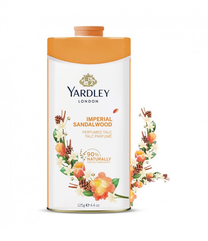 Yardley London Deodorising Talc Purfumed Sandlewood- 250gm