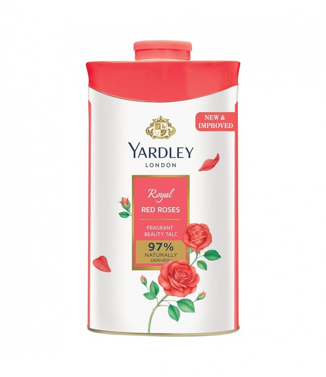 Yardley London Deodorising Talc Purfumed Red Rose- 250gm