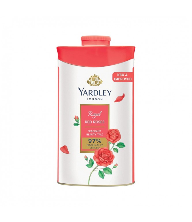 Yardley London Deodorising Talc Purfumed Red Rose- 250gm