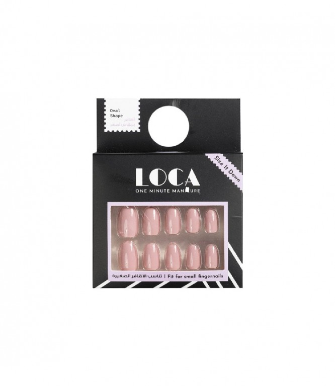 Loca Nails Pink Nude Oval Shape 24'S
