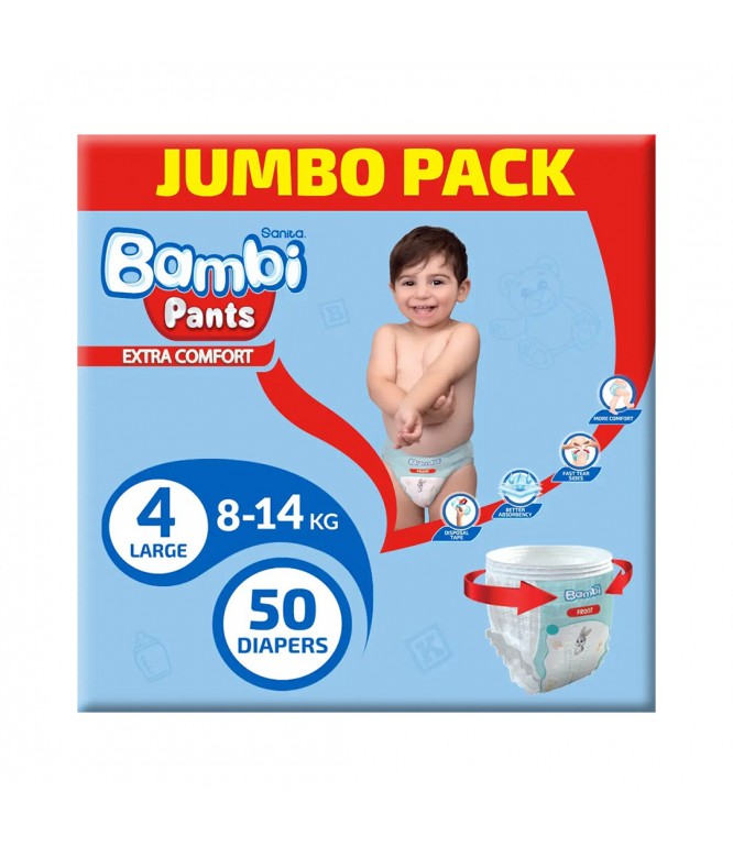 Bambi Baby Pants Size 4 Large -50's