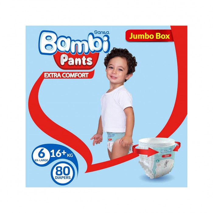Bambi Baby Pants Box Size 6 XXLarge -80's