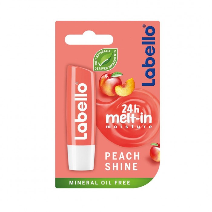 Labello Lip Balm Peach Shine 4.8 Gm
