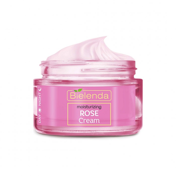 Bielenda Moisturizing Rose Cream For sensitive Skin - 50ml