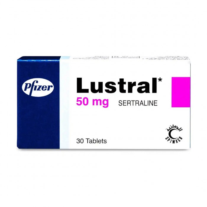 LUSTRAL 50MG TAB 30'S