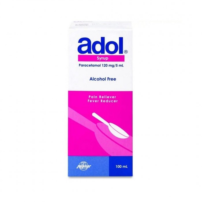 Adol 120 mg/5ml Syrup 100 ml