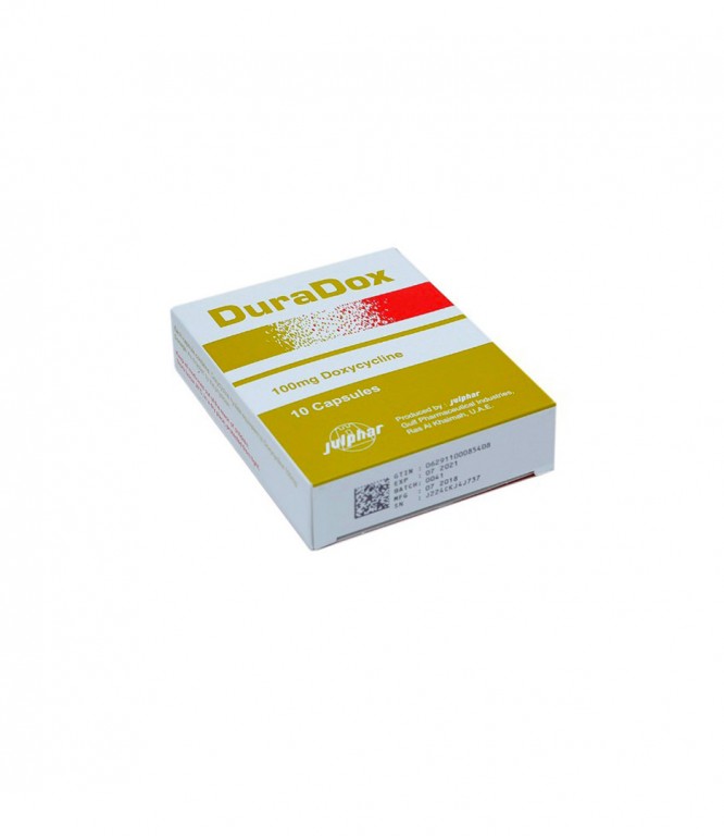 DURADOX 100MG CAP 10'S