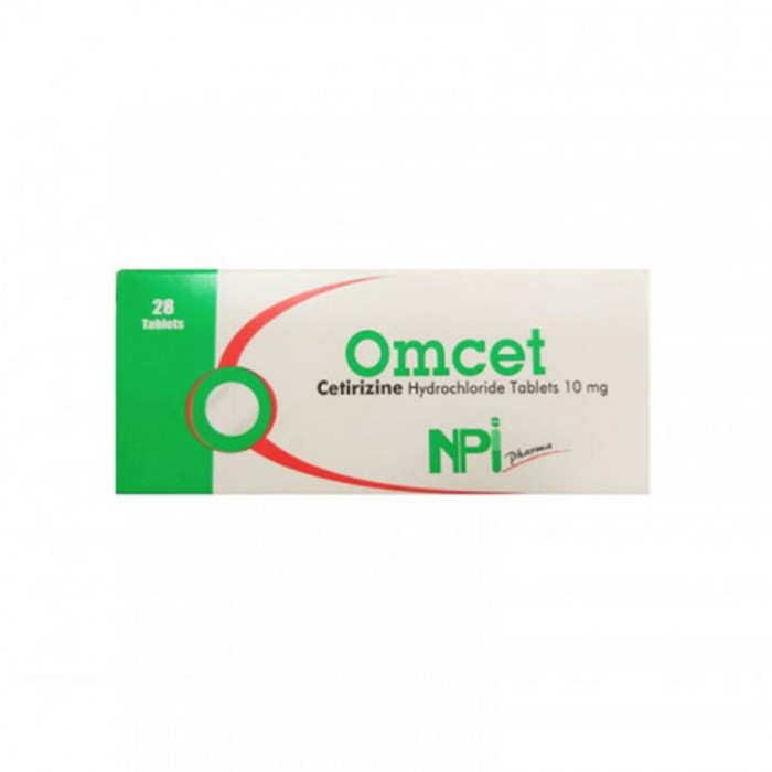 Omcet 10mg Tablets 10'S