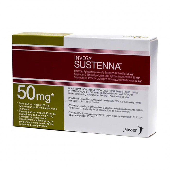 INVEGA SUSTENNA 50 MG VIAL