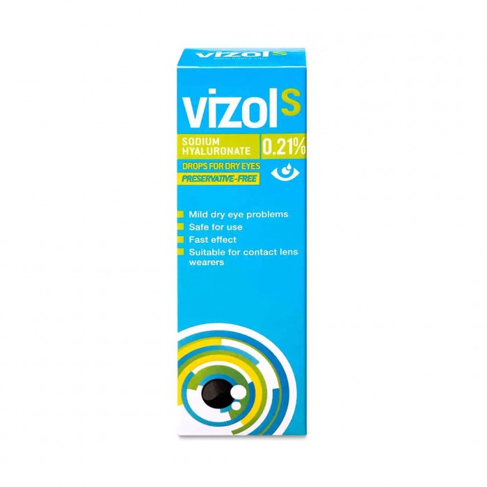Vizol S Eye Drops 0.21% 10 ml