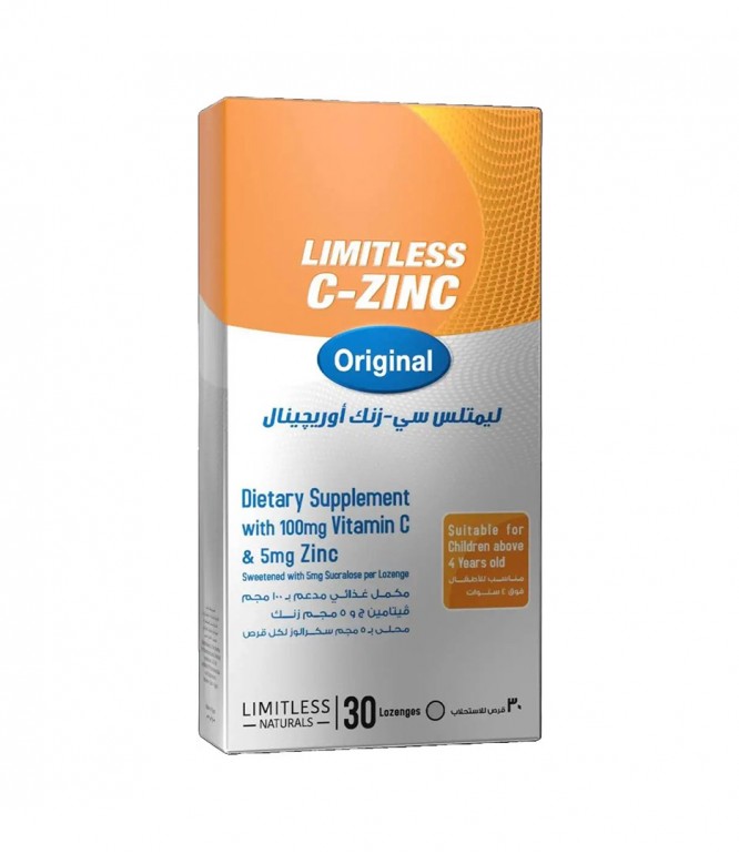 Eva Limitless C-Zinc 30 Lozenges