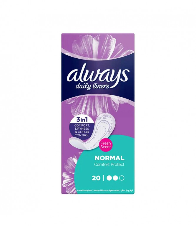 Always Panty Liners Fresh Scent Multiform Protect 20 pcs