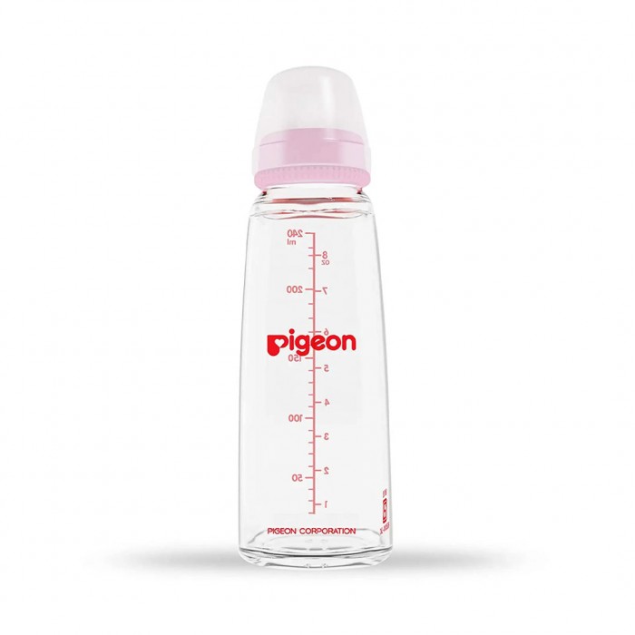 PIGEON F.B GLASS K–8 240ML W/HNDL 