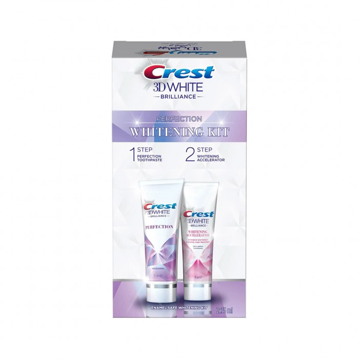 Crest Toothpaste 3D White Brilliant Perfection White Kit