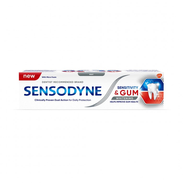 Sensodyne Sensitivity AND Gum Whitening Toothpaste 75ml