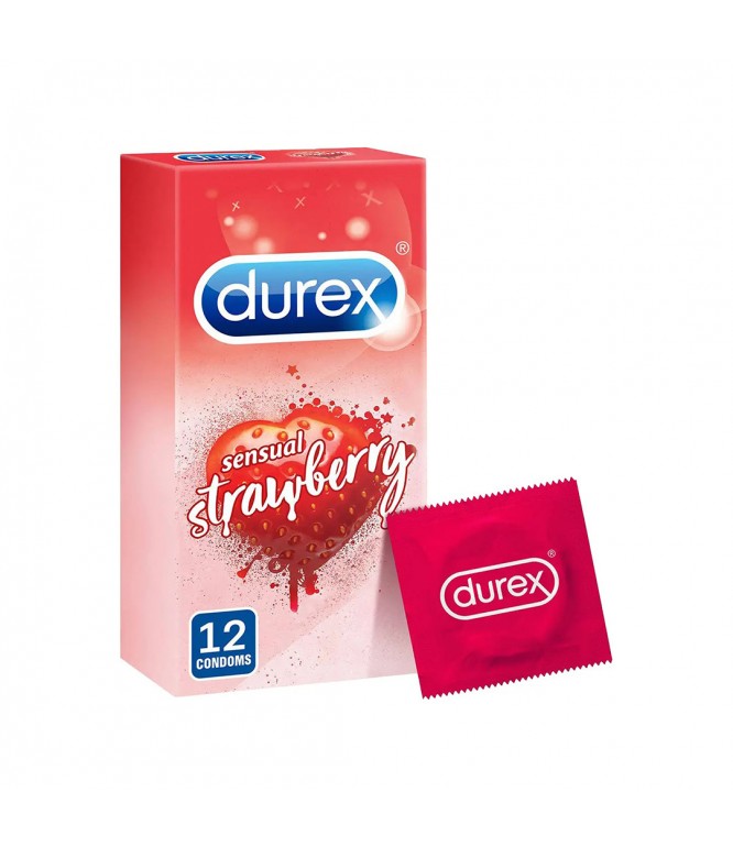 CONDOM DUREX STRAWBERRY 12'S 