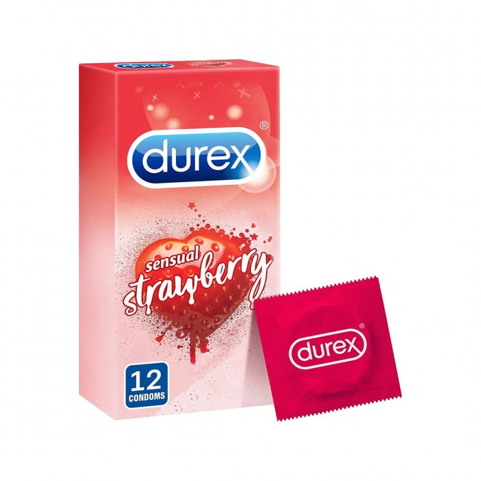 CONDOM DUREX STRAWBERRY 12'S 