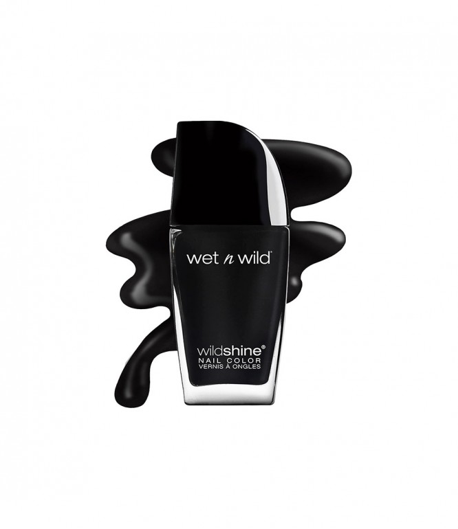 ويت ان وايلد طلاء الأظافر وايلد شاين - Black Creme