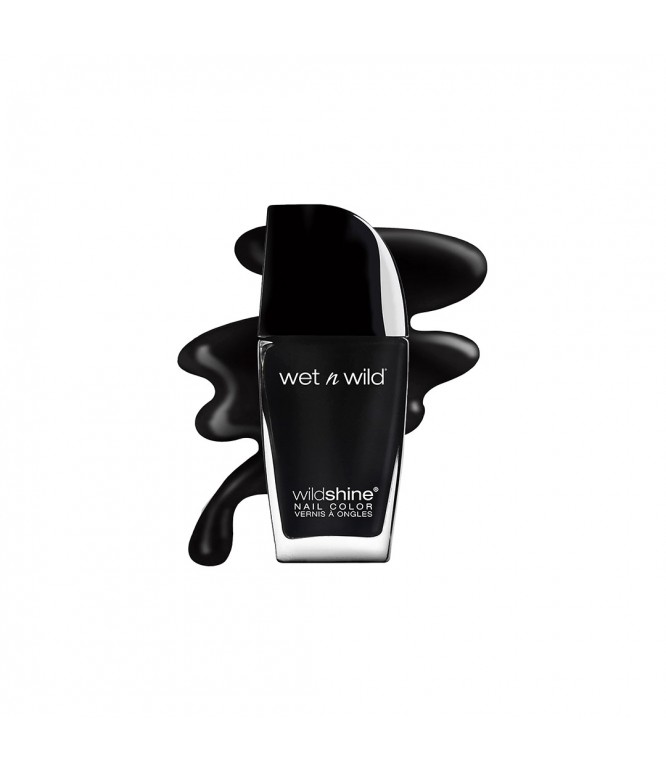 ويت ان وايلد طلاء الأظافر وايلد شاين - Black Creme