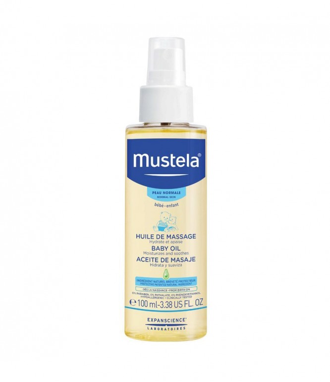 MUSTELA BABY OIL MOISTURIZES AND CALMS 100 ml