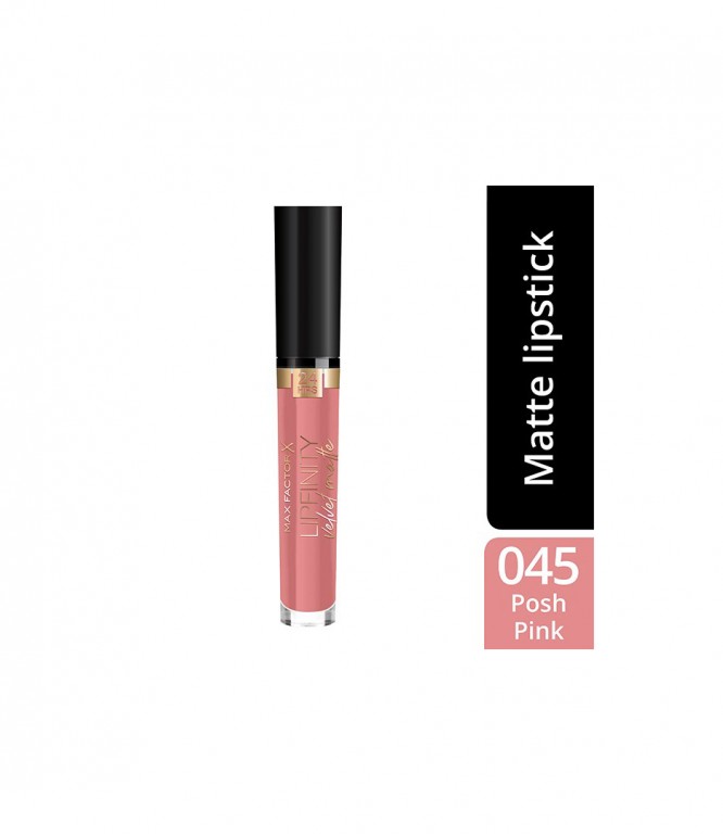 Max Factor Lipfinity Velvet Matte Lipstick - Bosh Pink 045