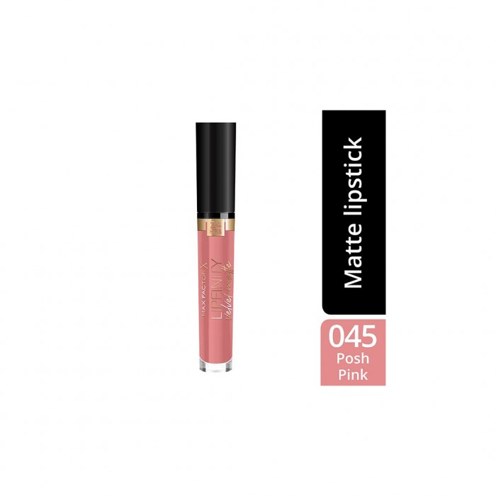 Max Factor Lipfinity Velvet Matte Lipstick - Bosh Pink 045