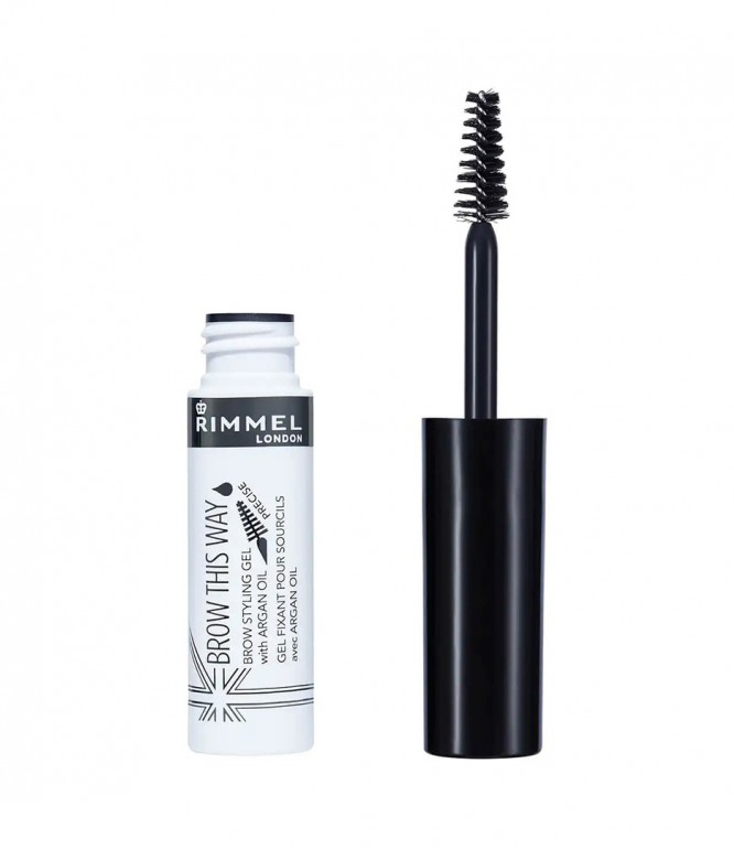 Rimmel Brow This Way Eyebrow Gel with Argan Oil 004 - Clear 5 ml