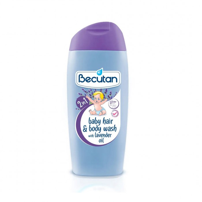 Becutan Shampoo And Bubble Bath 2 in 1 with lavender oil 200 ml