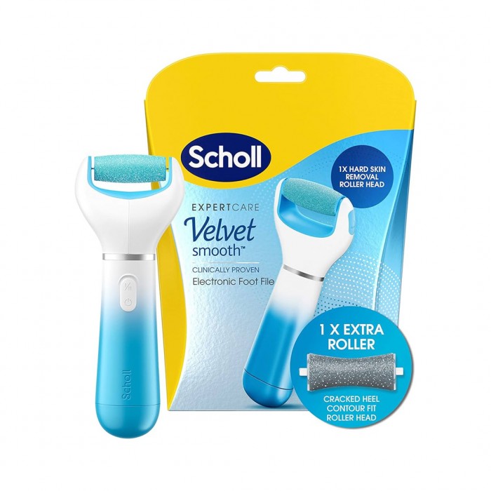 Scholl Velvet Smooth Express Electronic Foot File with Diamond Crystals