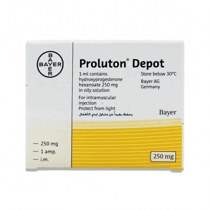 PROLUTON 250MG AMP