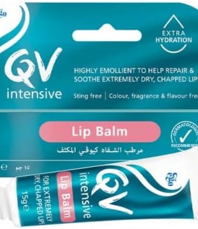 Qv Lip Balm Intensive Dry & Chapped Lips - 15 Gm
