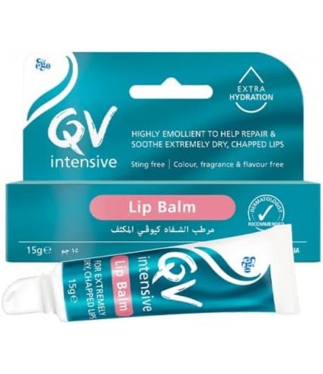 Qv Lip Balm Intensive Dry & Chapped Lips - 15 Gm