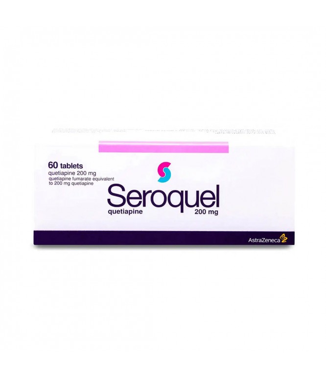 SEROQUEL 200MG TAB 60'S