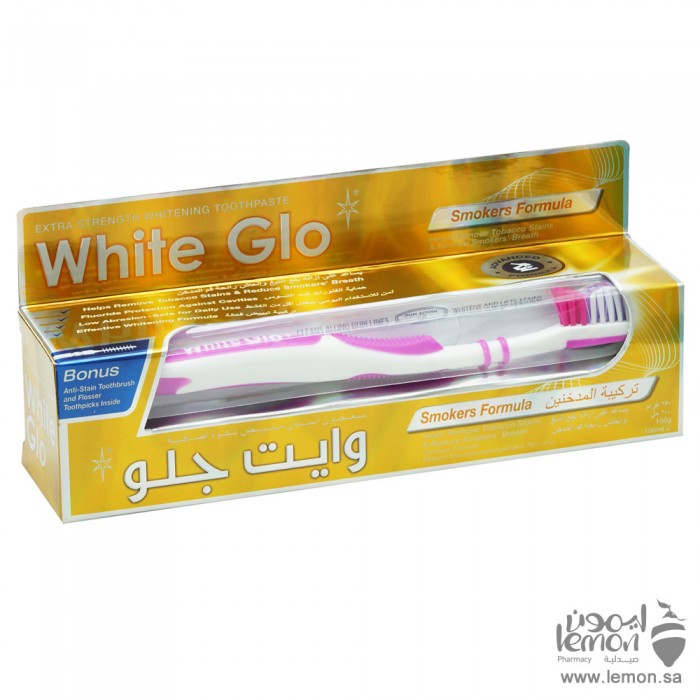 White Glo Smokers Formula Whitening Toothpaste 100gm