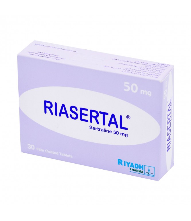 RIASERTAL 50MG TAB 30'S