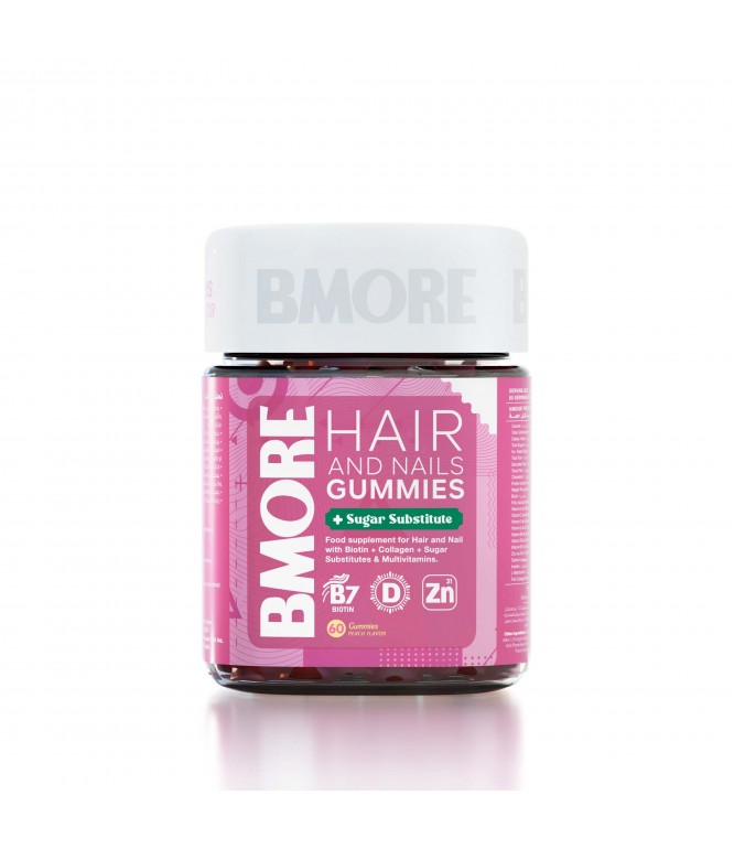 Be More Biotin Gummies for Hair and Nails Strength 60 Gummies