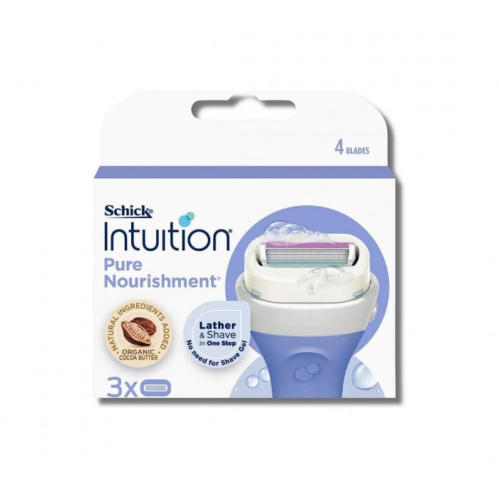 Schick Intuition4 PURE NOURISH. REFILL3 